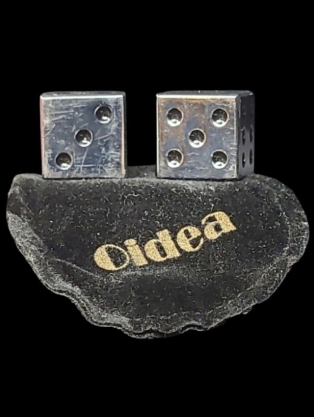 Oidea Jumbo Chunky Silver Rigid Dice